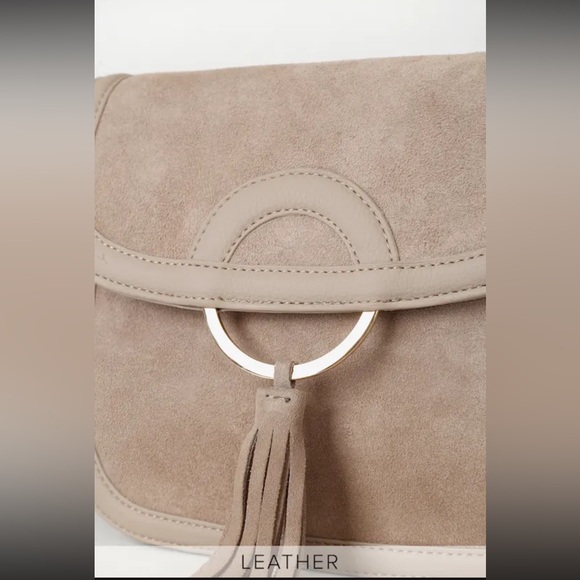 Lulu’s Lenox Taupe Suede Leather Purse - Picture 4 of 7